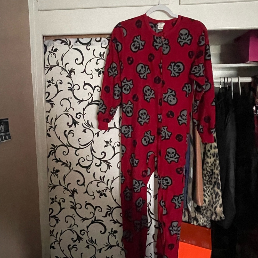 Kids Red Skull Pajamas